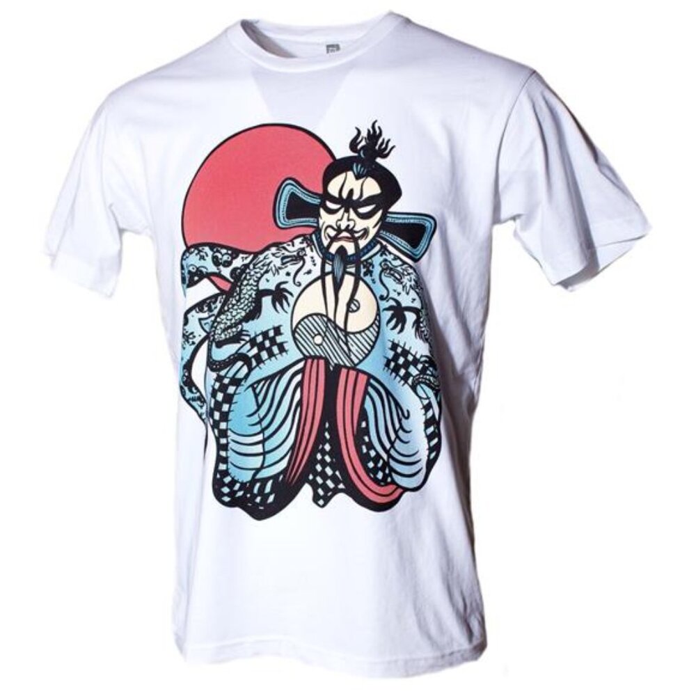 1980s Movie Fu Manchu T-Shirt - Jack Burton T-shirt Big Trouble in Little China - Picture 3 of 5